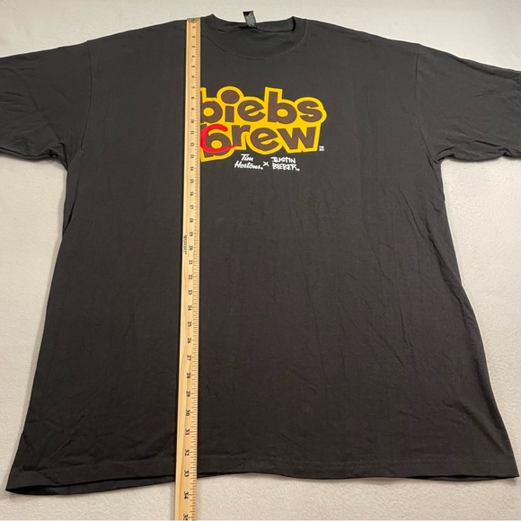 Tim Hortons Biebs Crew T Shirt Size XXL by Justin Bieber - Picture 9 of 9